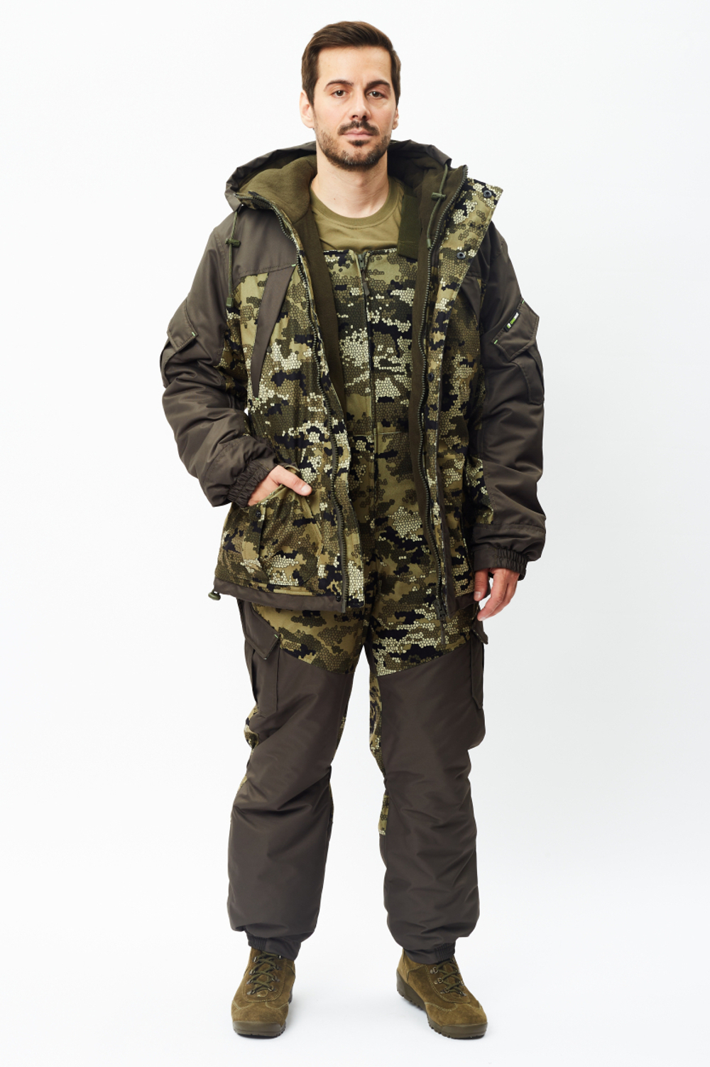 Зимний мужской костюм Onerus Горный -15 (Алова, Таслан) Бежевый