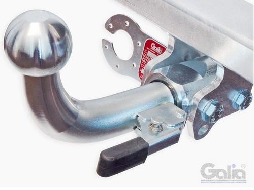 Оцинкованный фаркоп на Volkswagen Touran 2002-2015 (без электрики), Galia V065C