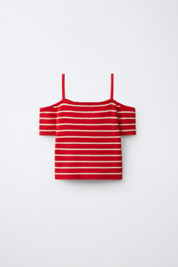 ZARA ТОП В РУБЧИК, ПОЛОСКИ