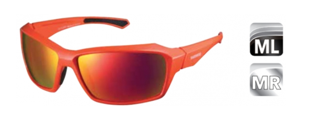 Велоочки Shimano, CE-PLSR1ML, PULSAR, оранж/красн MLC ECEPLSR1MLD