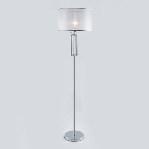 Торшер хромированный с абажуром 01079/1 хром