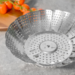 Пароварка 22см на ножках "Цветок"нерж.сталь