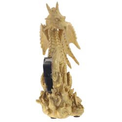 GAEM Фигурка декоративная "Дракон с часами" (ААх1), L18 W9,5 H21 см