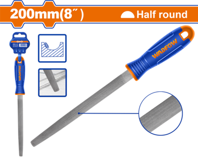 Напильник полукруглый 200 мм (10/60) WADFOW WFE7828