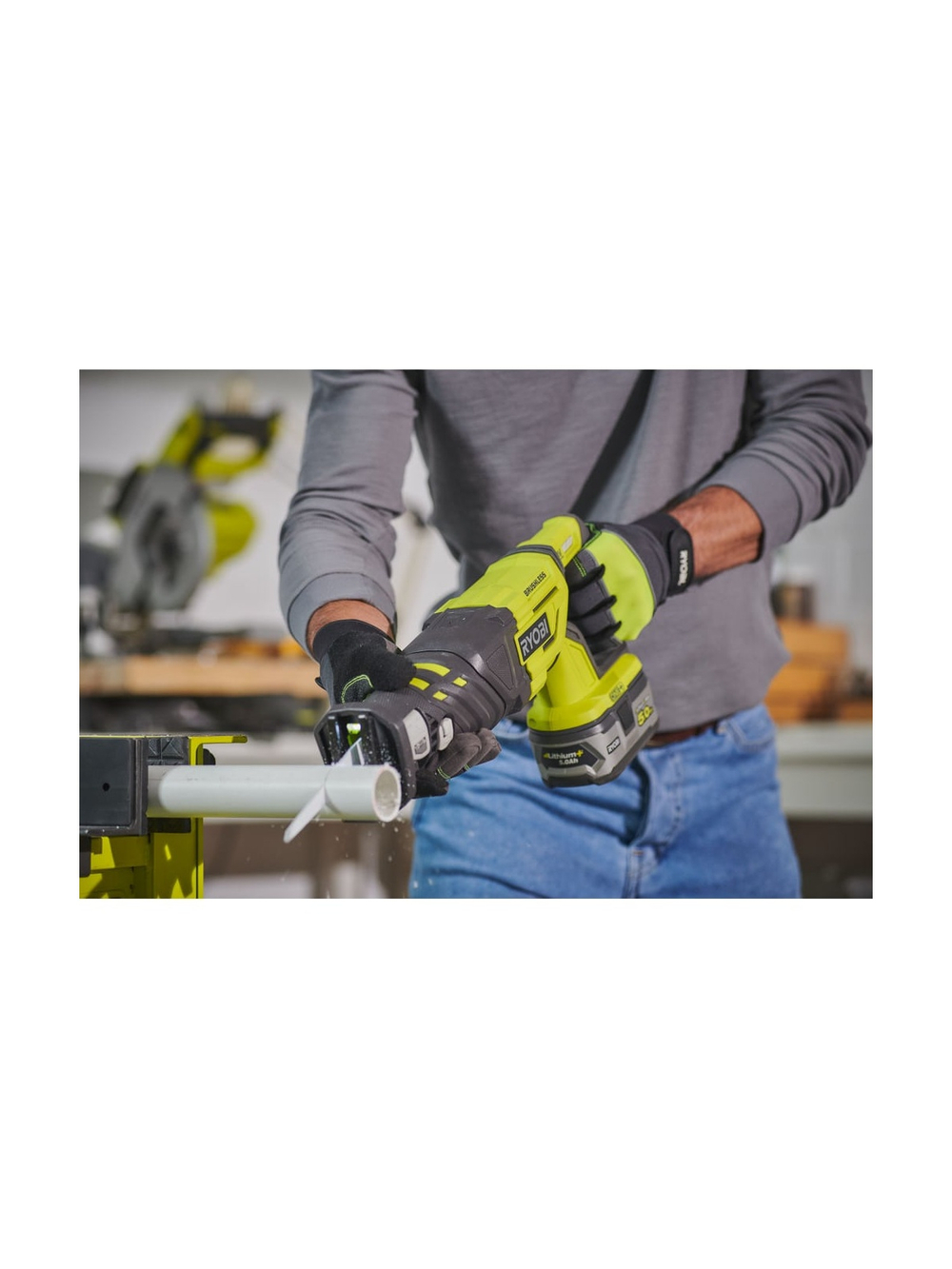 Бесщеточная сабельная пила Ryobi ONE+ R18RS7-0 5133003809