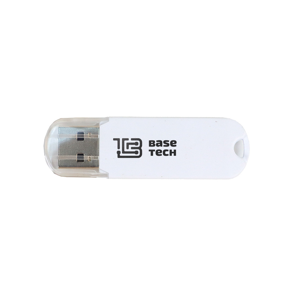 Флешка BaseTech BS2 16Гб, USB-A 3.0, белый (BS2-U3-16GB-WH)