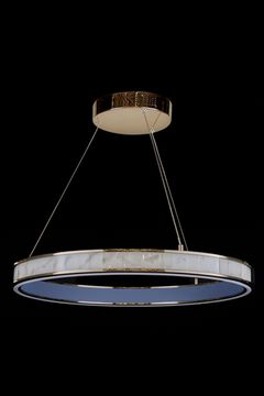 Подвесная люстра LED 50W 3000К/4000К/5500К LE7702/600 Black Chrome чёрный хром Christine Leon