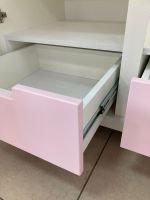 Шкаф 2-х дверный 1000 МДФ белый/орхидея