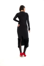 Платье с мехом KISLOVA