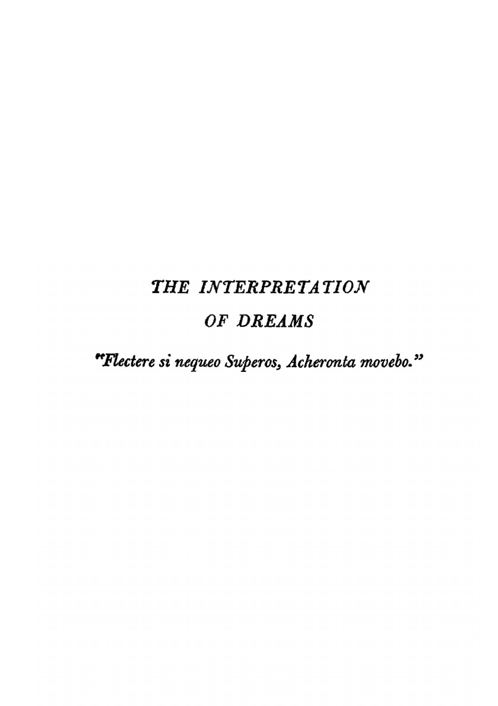 The interpretation of dreams | Brill A. A.; Sigmund Freud