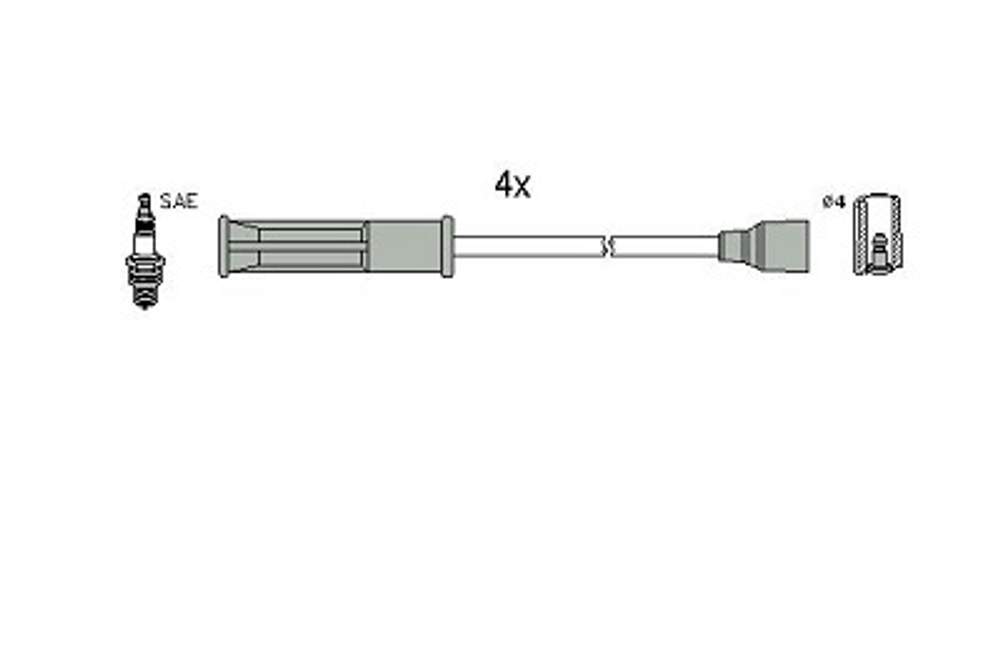 HITACHI - 134516-HIT - Ignition Cable Kit