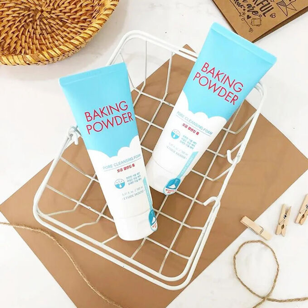 Очищающая пенка 3 в 1 с содой Etude House Baking Powder Pore Cleansing Foam