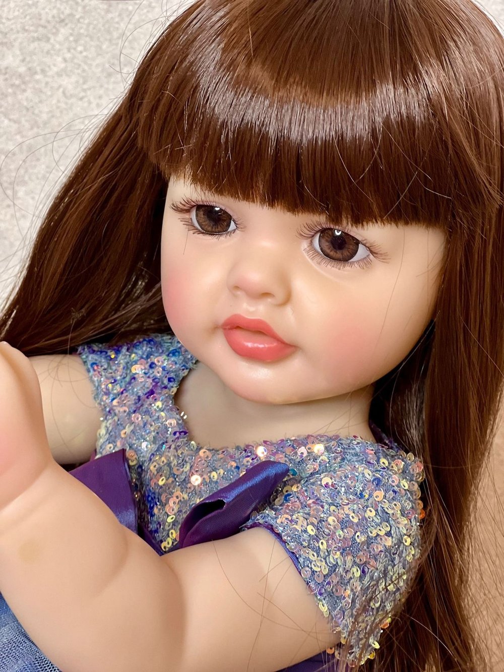 Кукла Реборн виниловая 55см в пакете (FA-539)