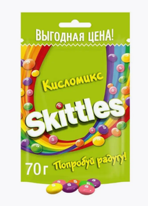 ДРАЖЕ SKITTLES КИСЛОМИКС 70ГР