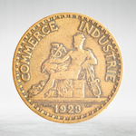 France, 2 Francs 1923 - Chambers of Commerce, VF