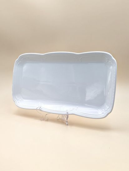 Блюдо прямоугольное 35,5х18 см. набор 3 шт. "White Ornaments"