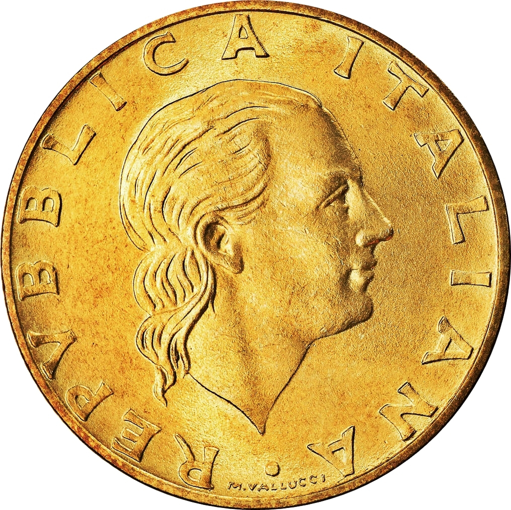Italy 200 Lire 1990 R "State Council IV Section Centennial", AU