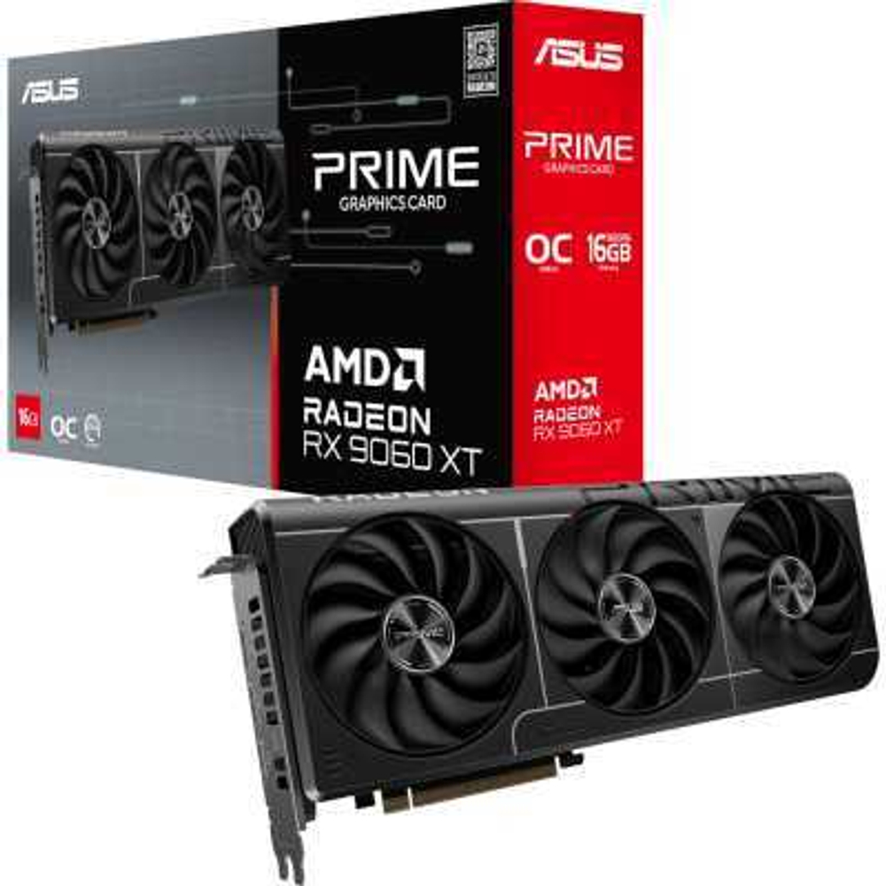 Видеокарта ASUS AMD Radeon RX 9060 XT 16Gb PRIME-RX9060XT-O16G