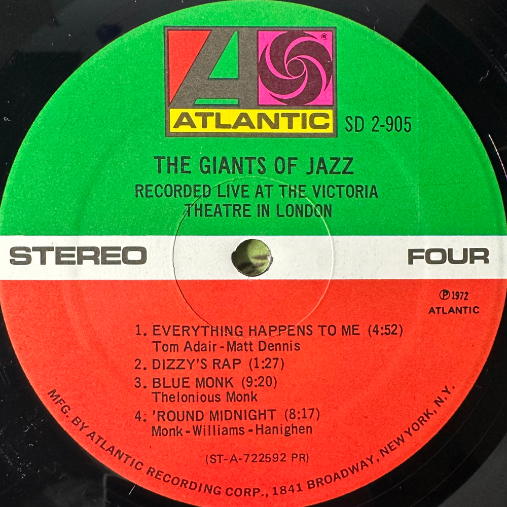 Art Blakey, Dizzy Gillespie, Al McKibbon, Thelonious Monk, Sonny Stitt, Kai Winding ‎– The Giants Of Jazz 2LP (США 1972г.)