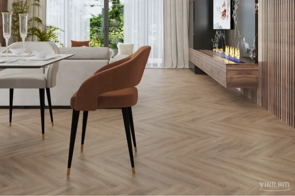 Vinilam Parquet Herringbone Glue Паркет Монпелье, 2,79 м²