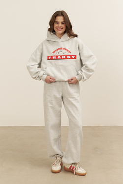 Худи 02 EMPATHY AND SYMPATHY, с начесом, серый меланж