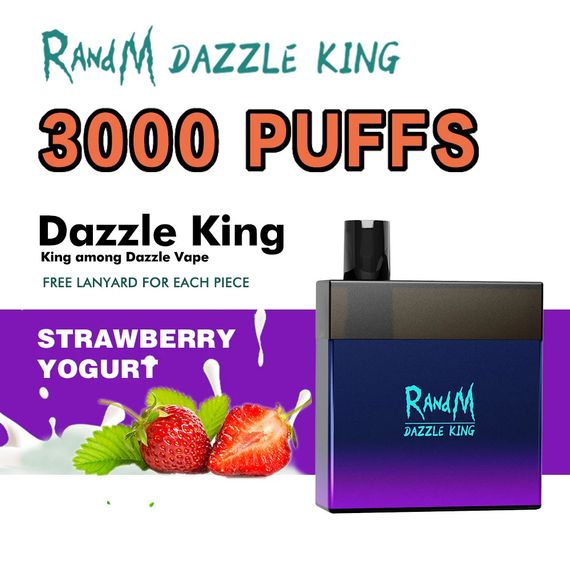 RANDM Dazzle King - Strawberry Yogurt (3000)