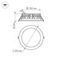 Встраиваемый светодиодный светильник Arlight LTD-220WH-Frost-30W Day White 110deg 021498