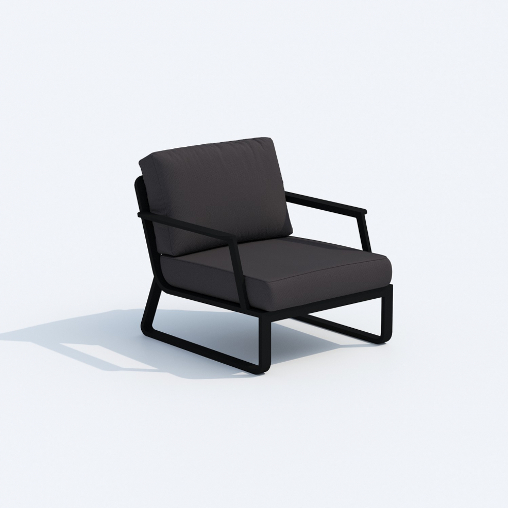 Диван трехместный Ideal Patio ЭСТИВО антрацит