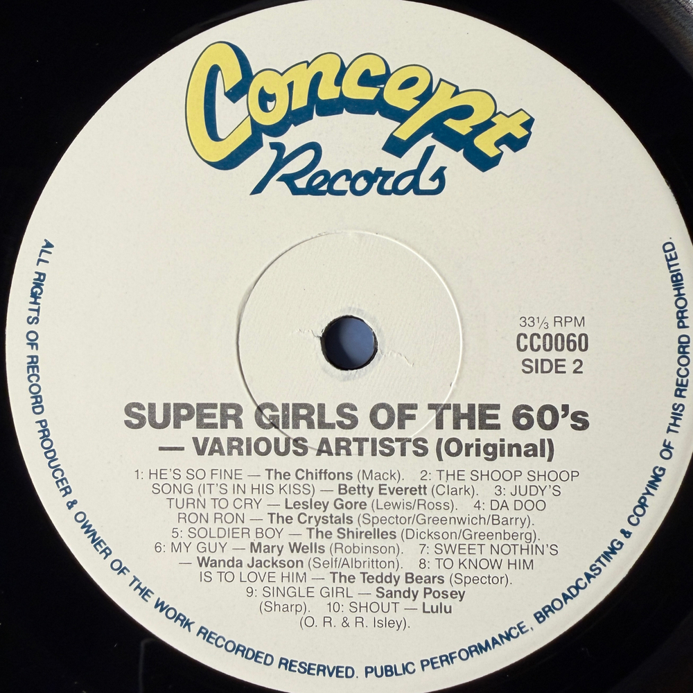 Сборник Super Girls Of The 60's (Австралия)