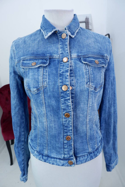 Куртка Zara джинсовая,маркировка М, визуально 46 размер