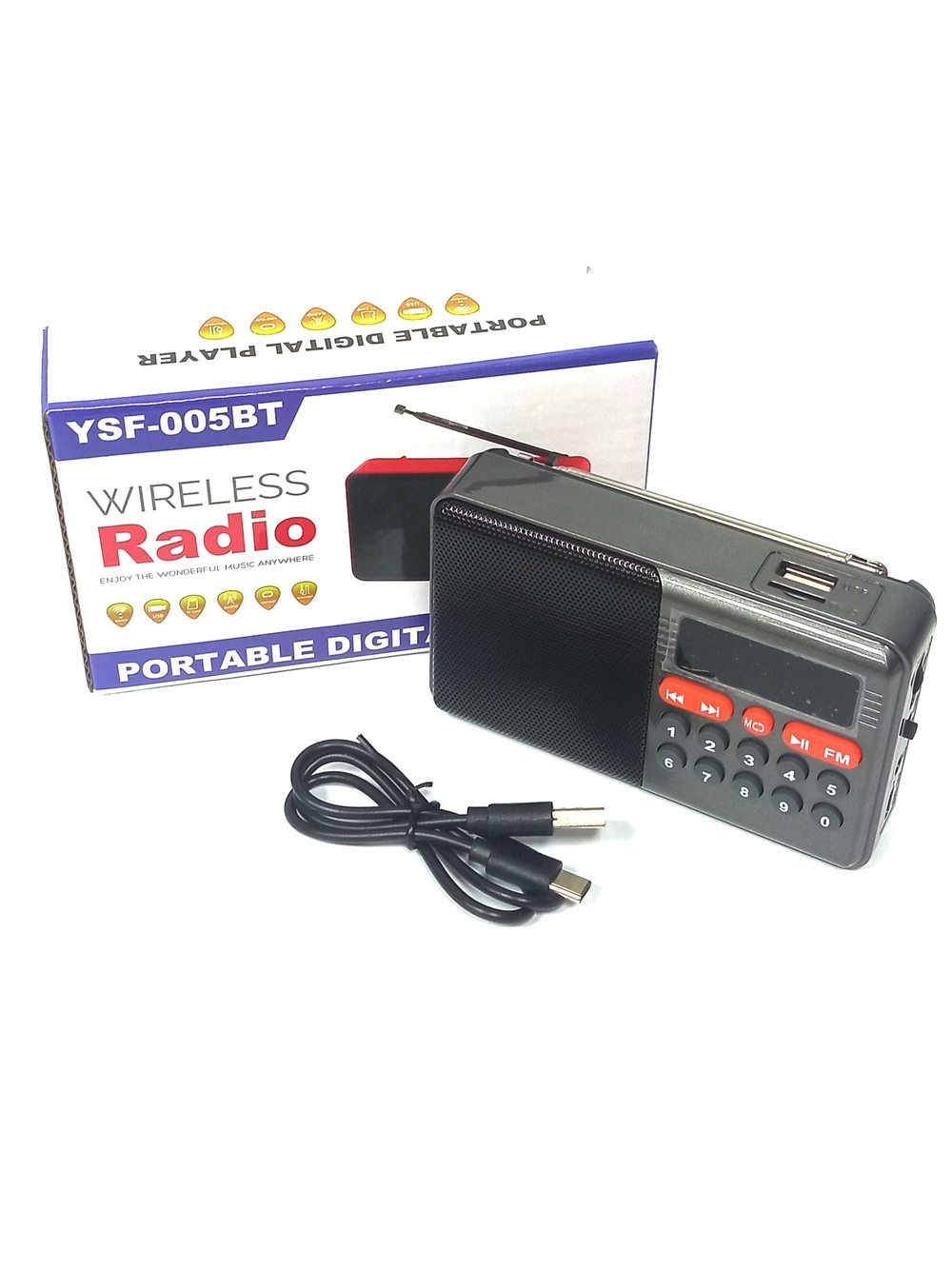 Радиоприемник с MP3 плеером и Bluetooth Wireless YSF-005BT