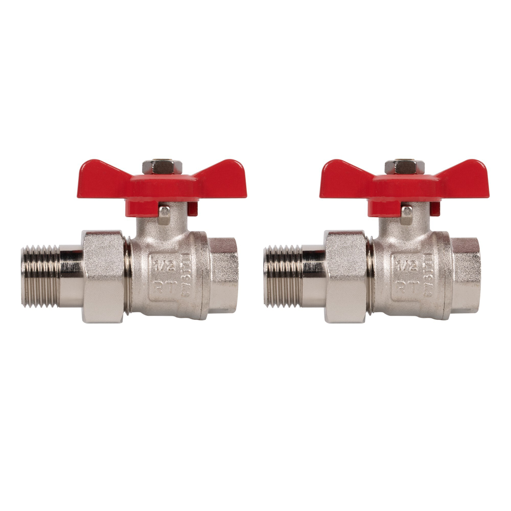 Набор для подключения радиатора Royal Thermo, прямой, 1/2quot;