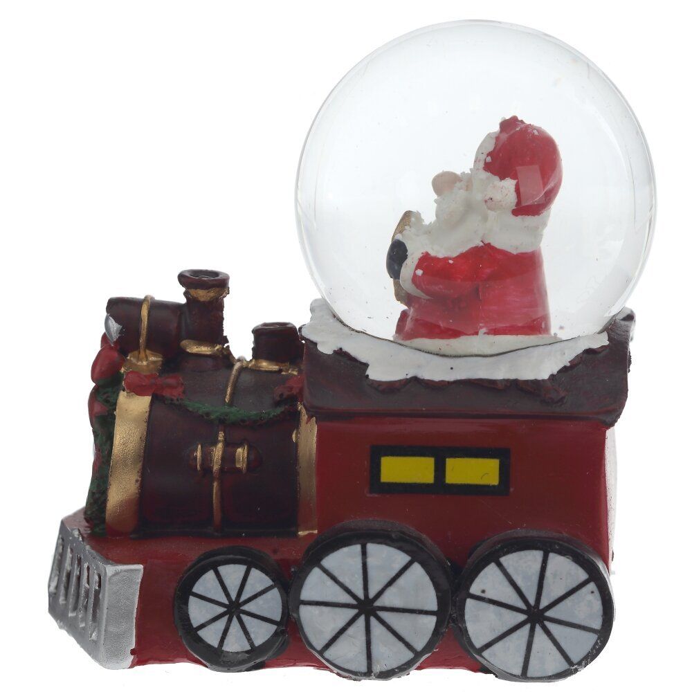 GAEM Фигурка декор в стекл шаре"Дед Мороз/Снеговик" (подсвет, LR44x2), D 5 см, L7,5 W5 H8 см, 3в.