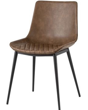 Стул TEXAS экокожа коричневый