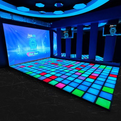 Интерактивный светодиодный пол с проектором «Арена Pixel Battle Plus» 187 шт