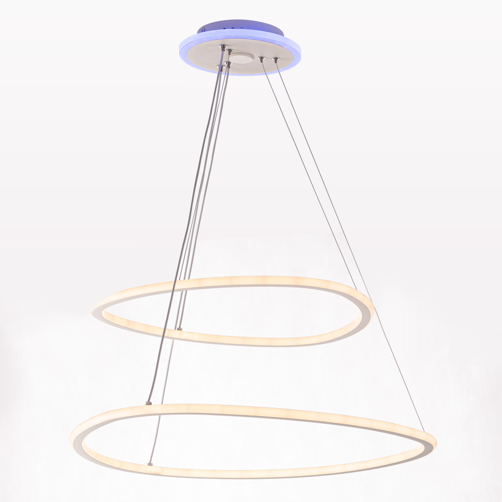 Citilux ТRIO CL215B060E LED Люстра подвесная с пультом Белая