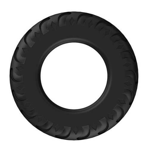 Эрекционное кольцо 3,9см в форме автомобильной шины Baile Titan BI-210146