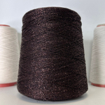 FORNITORE - Torcitura di Domaso; 80% вискоза, 20% люрекс; шнурок; 400м/100гр; col.8Е2, цвет: темно-коричневый