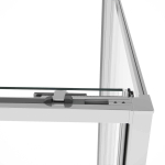 Душевой уголок Slim Soft VSR-1SS1015CL, 1500*1000, хром, стекло прозрачное, , шт