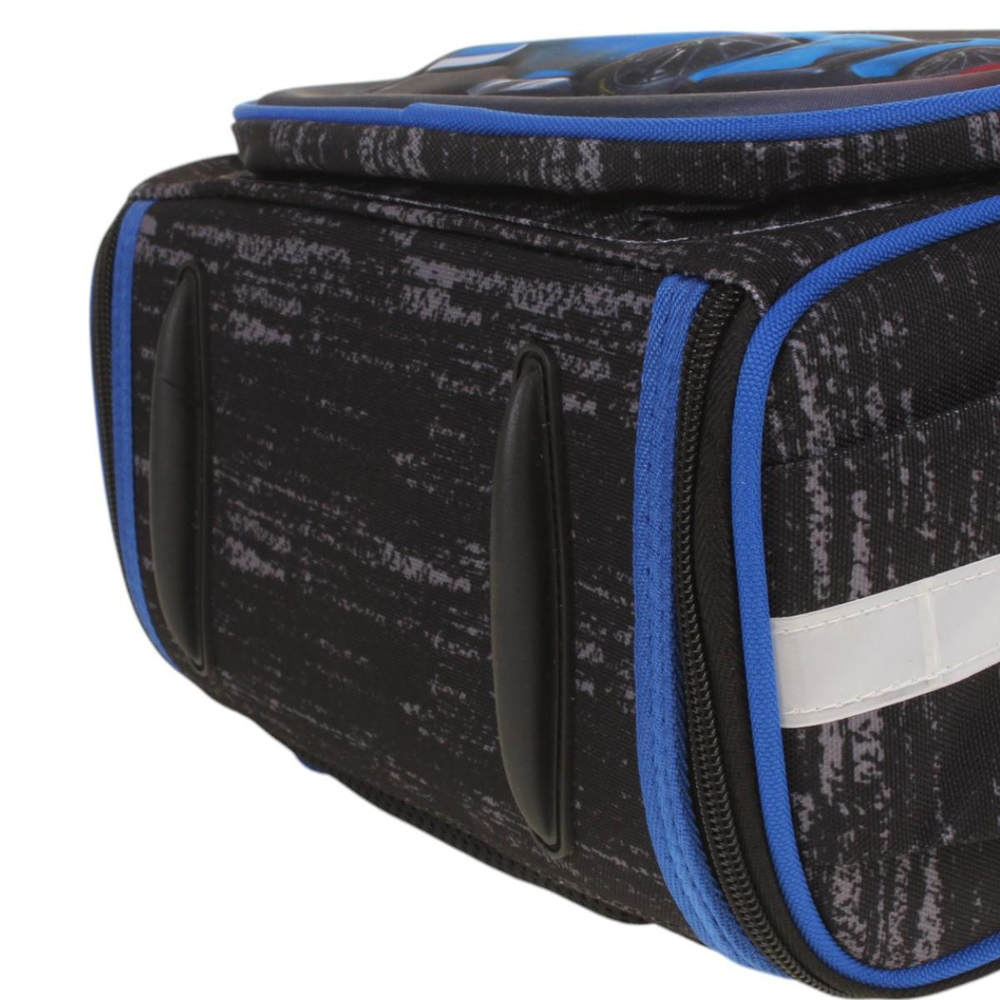 Ранец разборный "Машина" 25*14*33 см с ортопедической спинкой. 1 отделение, 3 кармана