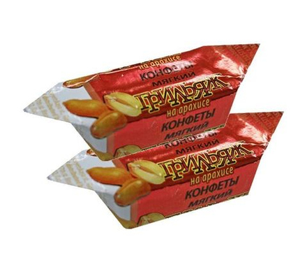 Конфеты "Мягкий грильяж на арахисе" Спартак