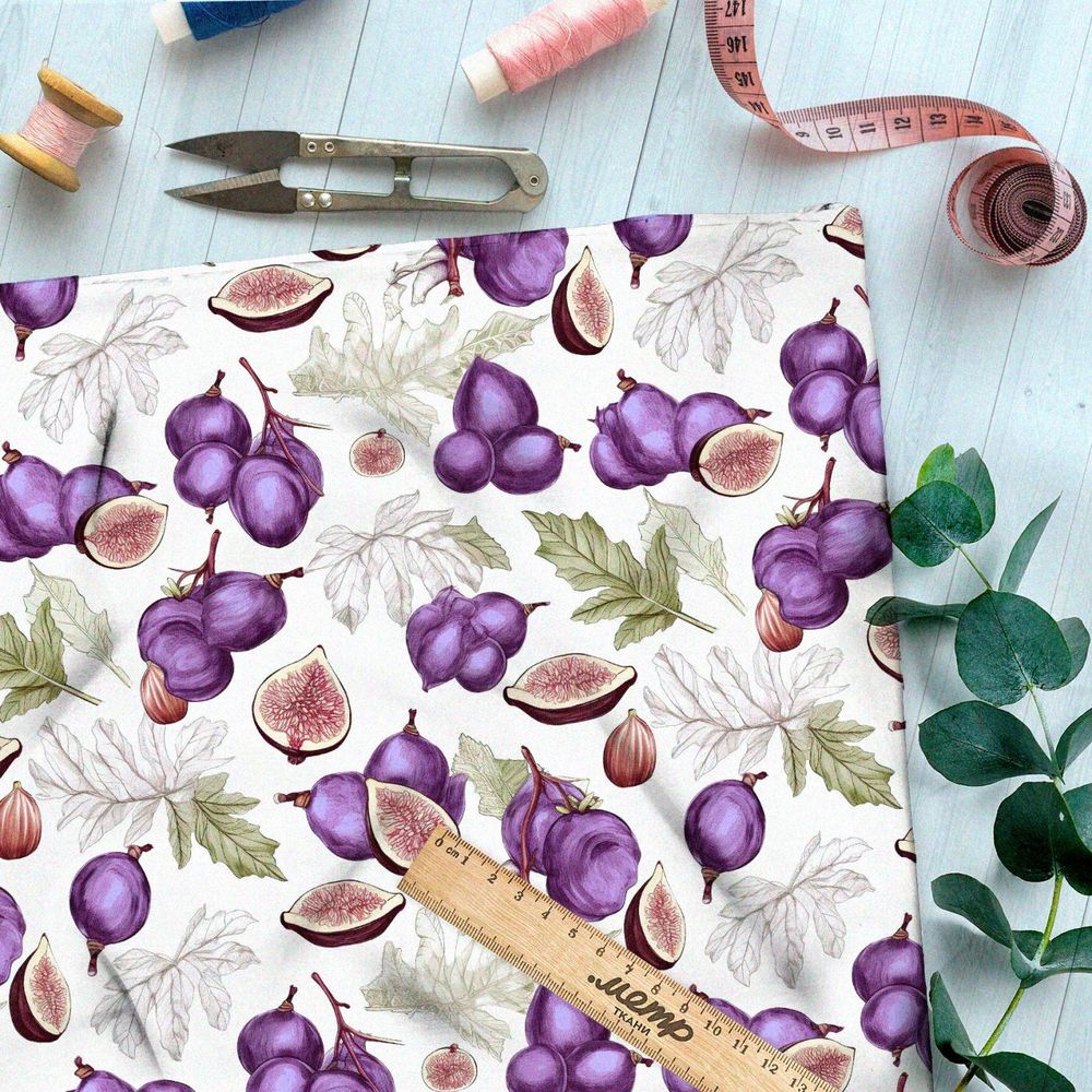 Ткань премиум дюспо аппетитный инжир