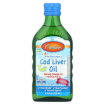 Carlson, Kid's, жир печени норвежской трески дикого улова с витаминами A и D3, для детей, со вкусом жевательной резинки, 250 мл (8,4 жидк. унции)