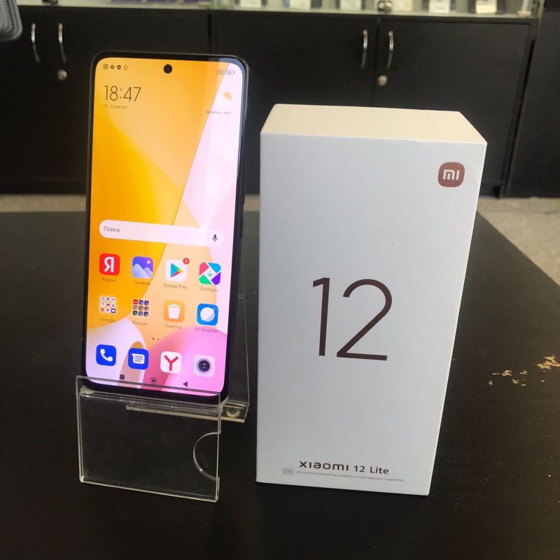Смартфон Xiaomi 12 Lite 8/128 ГБ Black (Витринный)