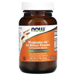 NOW Foods, Probiotic-10, порошок, 57 г (2 унции)