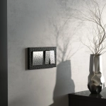 Выключатель одноклавишный Hammer (серебряный) W1210006