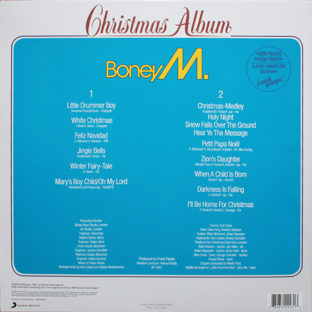 Boney M. / Christmas Album (LP)