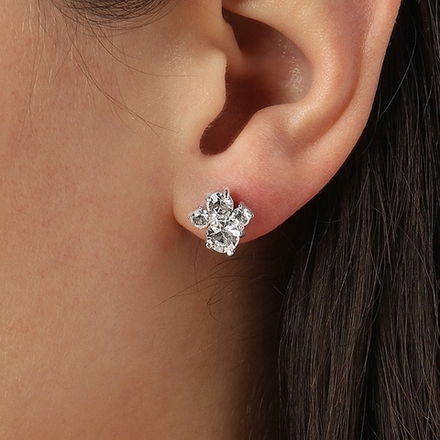 Серьги Dyrberg Kern BILLIS SS CRYSTAL 460047