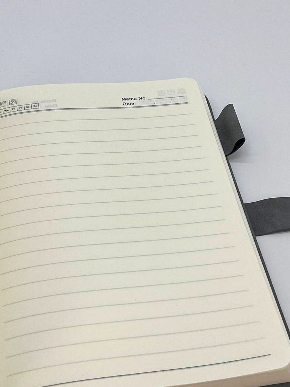 Блокнот А5 в линейку 170 л серый (8412-5)