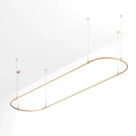 Основание ART-APRIORI-OVAL-HANG-4000x1000 (GD) (Arlight, IP20 Металл, 3 года) 054525